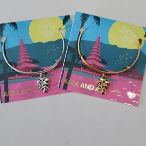 Alex and Ani Palm 🌴 Leaf growth summer daze brac